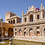 Alcázar Sevilla in Spanien