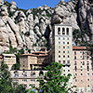 Berg & Kloster Montserrat in Spanien