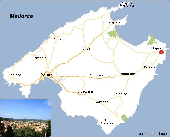 Karte / Position: Capdepera