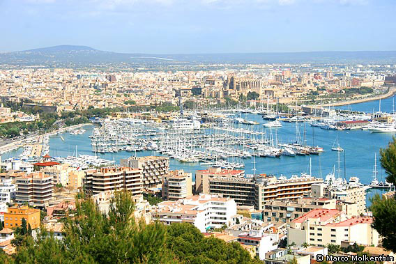 Blick auf Palma de Mallorca
